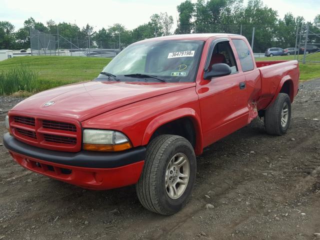 1D7HG32N03S193905 - 2003 DODGE DAKOTA SPO RED photo 2