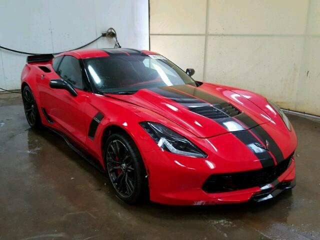 1G1YR2D69G5607877 - 2016 CHEVROLET CORVETTE 2 RED photo 1