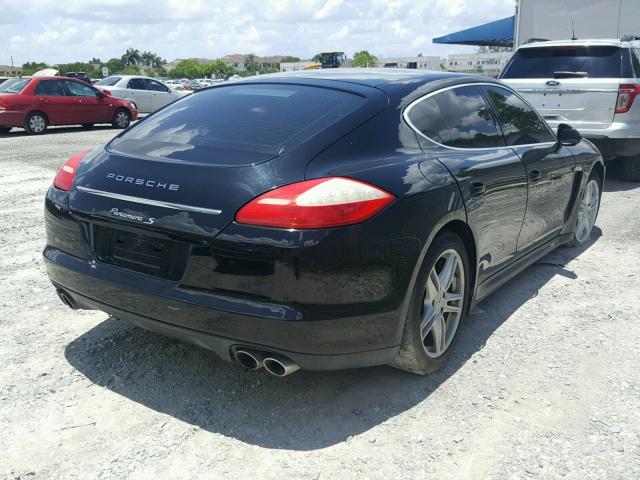 WP0AB2A76AL064324 - 2010 PORSCHE PANAMERA S BLACK photo 4