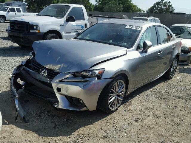 JTHBF1D2XF5059334 - 2015 LEXUS IS 250 GRAY photo 2