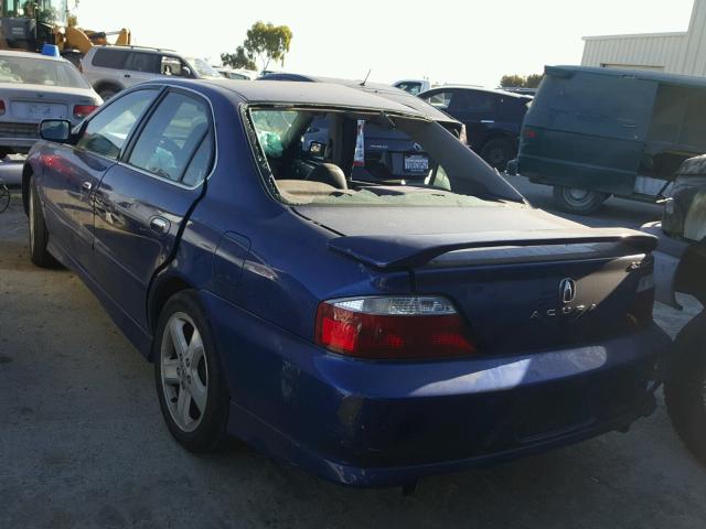 19UUA568X3A038134 - 2003 ACURA 3.2TL TYPE BLUE photo 3