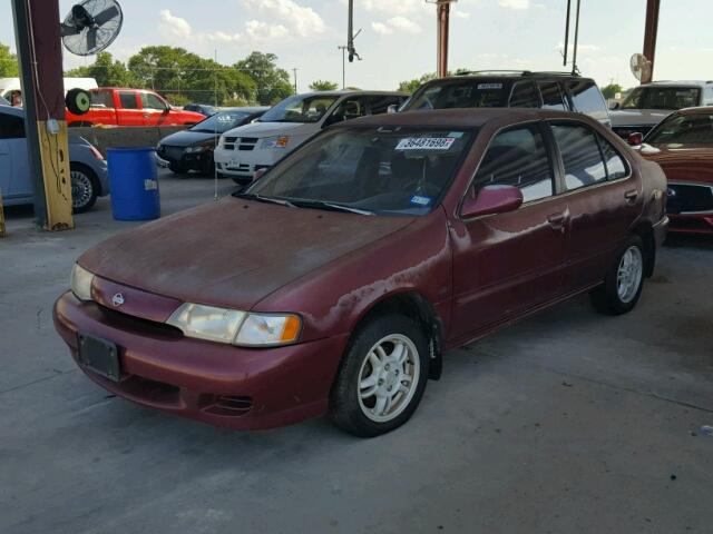 3N1AB41D1XL103953 - 1999 NISSAN SENTRA BAS RED photo 2