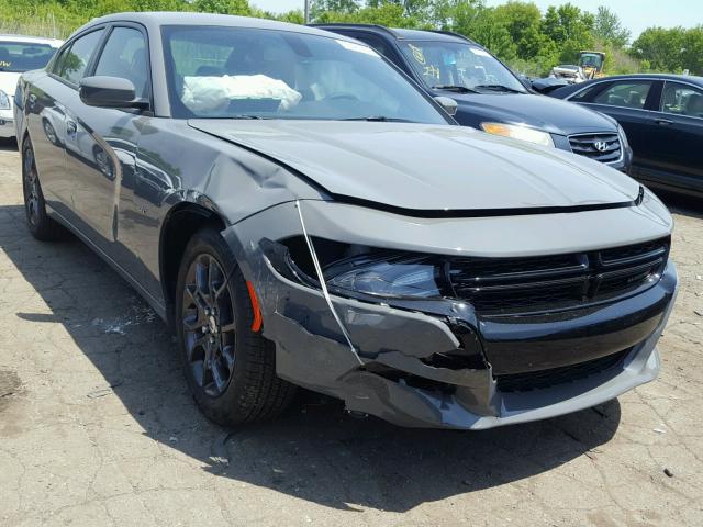 2C3CDXJG2JH291673 - 2018 DODGE CHARGER GT GRAY photo 1