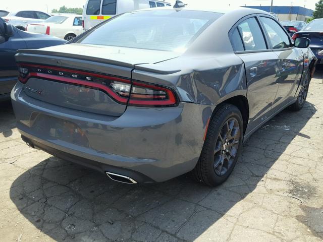 2C3CDXJG2JH291673 - 2018 DODGE CHARGER GT GRAY photo 4