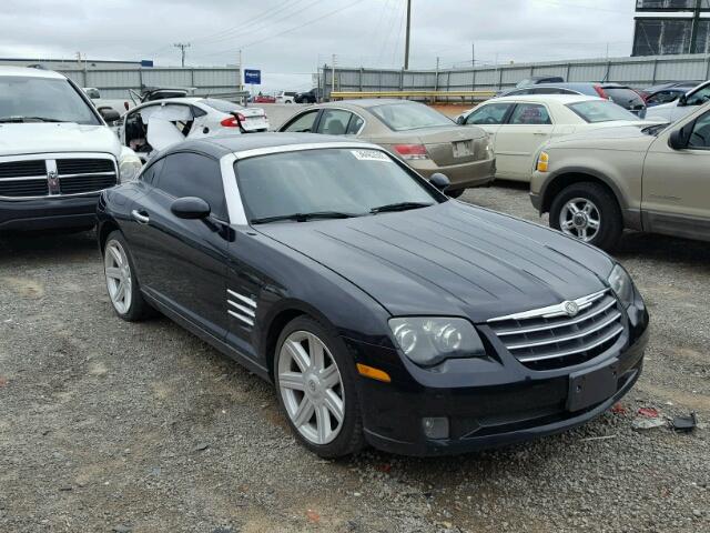 1C3AN69L44X023742 - 2004 CHRYSLER CROSSFIRE BLACK photo 1