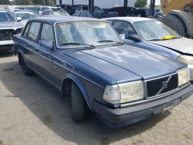 YV1AX8845K1381230 - 1989 VOLVO 244 DL BLUE photo 1