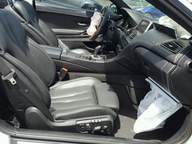 WBALW7C50EDX58896 - 2014 BMW 640 I WHITE photo 5