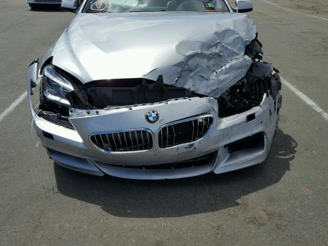 WBALW7C50EDX58896 - 2014 BMW 640 I WHITE photo 7