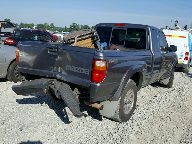 4F4YR46U55PM06145 - 2005 MAZDA B3000 CAB GRAY photo 4