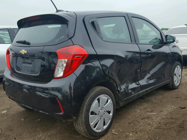 KL8CB6SA8HC740379 - 2017 CHEVROLET SPARK LS BLACK photo 4