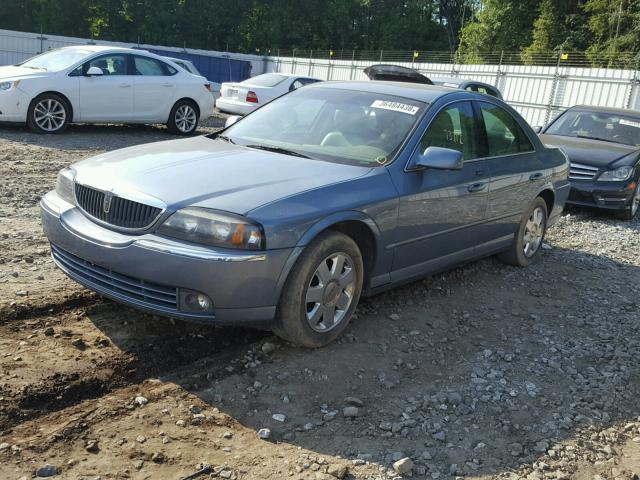 1LNHM86S74Y620572 - 2004 LINCOLN LS BLUE photo 2