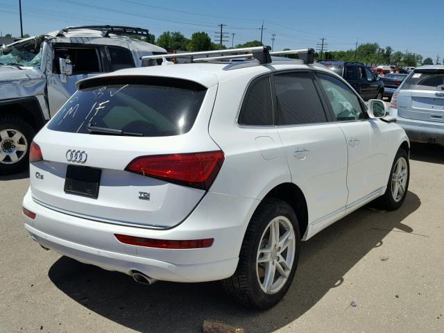 WA1CMAFP5FA026215 - 2015 AUDI Q5 TDI WHITE photo 4