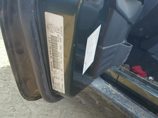 1J4FA54139L701368 - 2009 JEEP WRANGLER S GREEN photo 10