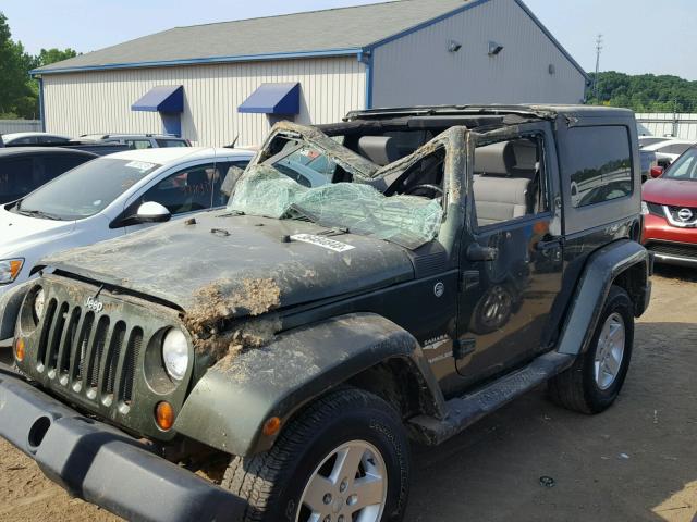 1J4FA54139L701368 - 2009 JEEP WRANGLER S GREEN photo 9