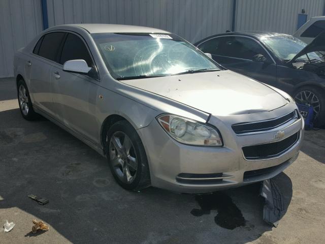 1G1ZH57B08F198150 - 2008 CHEVROLET MALIBU 1LT SILVER photo 1