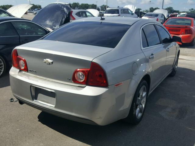 1G1ZH57B08F198150 - 2008 CHEVROLET MALIBU 1LT SILVER photo 4