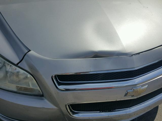 1G1ZH57B08F198150 - 2008 CHEVROLET MALIBU 1LT SILVER photo 9