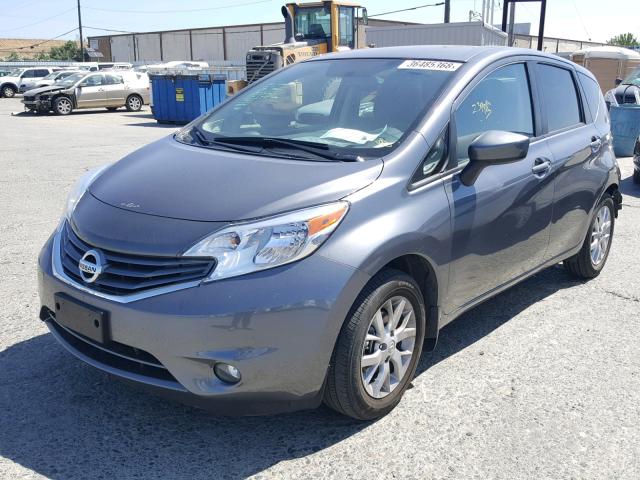 3N1CE2CP1GL364477 - 2016 NISSAN VERSA NOTE GRAY photo 2