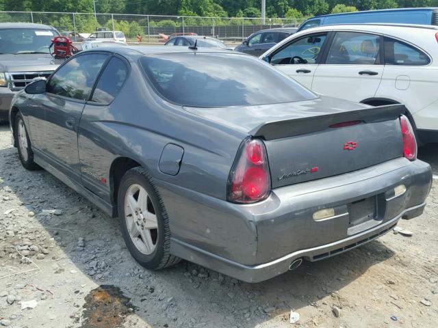 2G1WZ121659320036 - 2005 CHEVROLET MONTE CARL ნაცრისფერი ფოტო 3