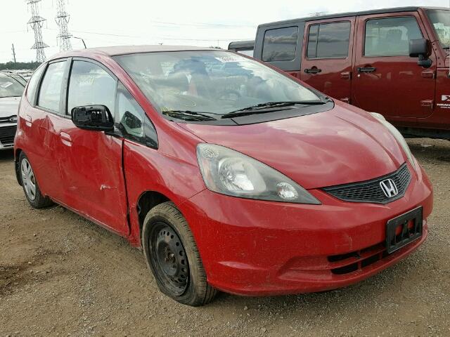 JHMGE88289S044381 - 2009 HONDA FIT RED photo 1