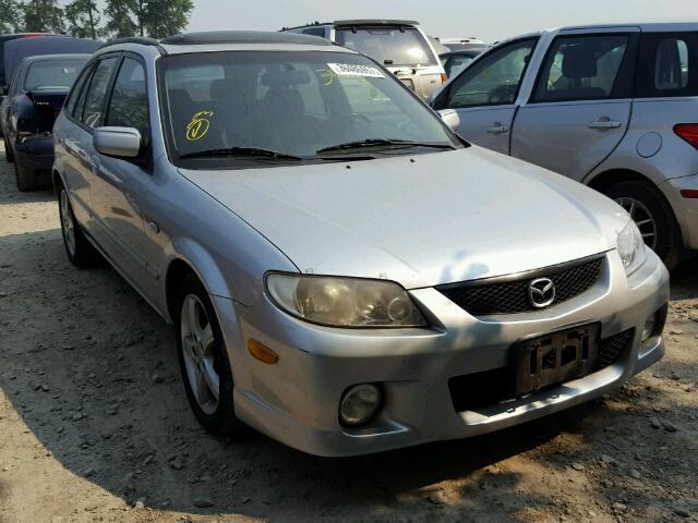 JM1BJ245821606375 - 2002 MAZDA PROTEGE PR SILVER photo 1