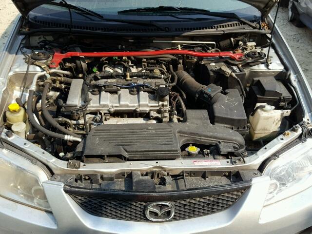 JM1BJ245821606375 - 2002 MAZDA PROTEGE PR SILVER photo 7
