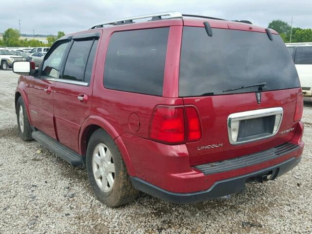 5LMFU28595LJ20713 - 2005 LINCOLN NAVIGATOR RED photo 3