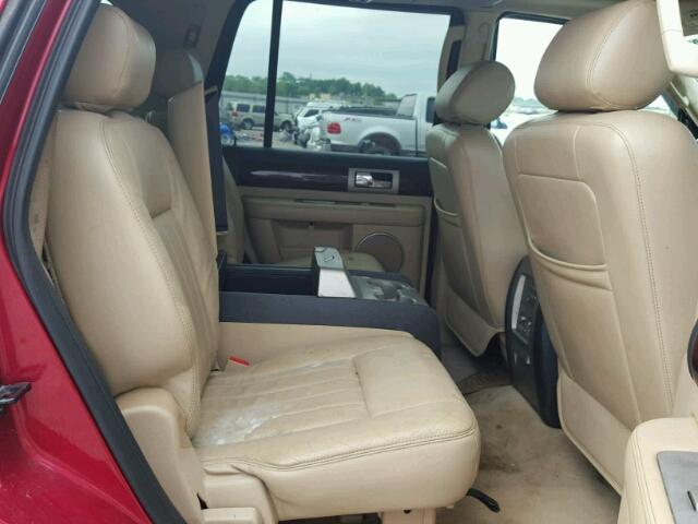 5LMFU28595LJ20713 - 2005 LINCOLN NAVIGATOR RED photo 6