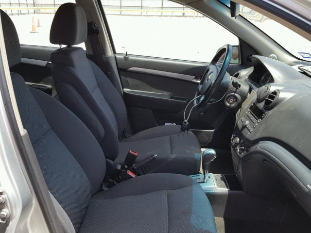KL1TD5DE7BB152991 - 2011 CHEVROLET AVEO LS GRAY photo 5