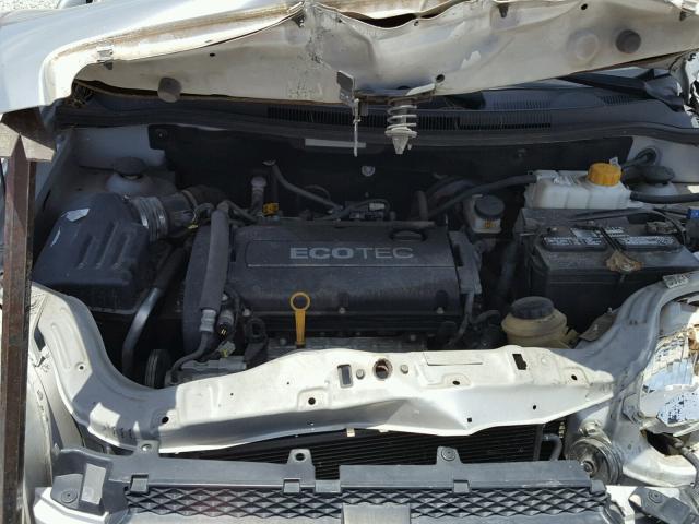 KL1TD5DE7BB152991 - 2011 CHEVROLET AVEO LS GRAY photo 7