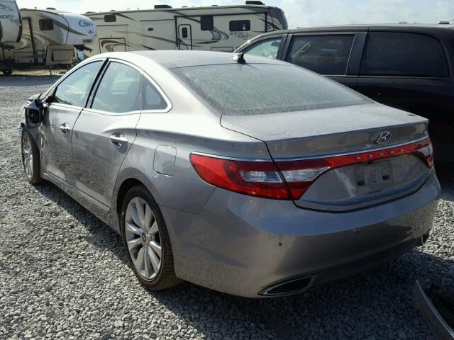 KMHFH4JG6DA328623 - 2013 HYUNDAI AZERA GLS GRAY photo 3