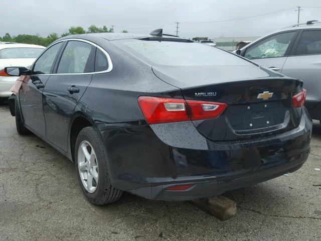 1G1ZB5ST5JF175308 - 2018 CHEVROLET MALIBU LS BLACK photo 3