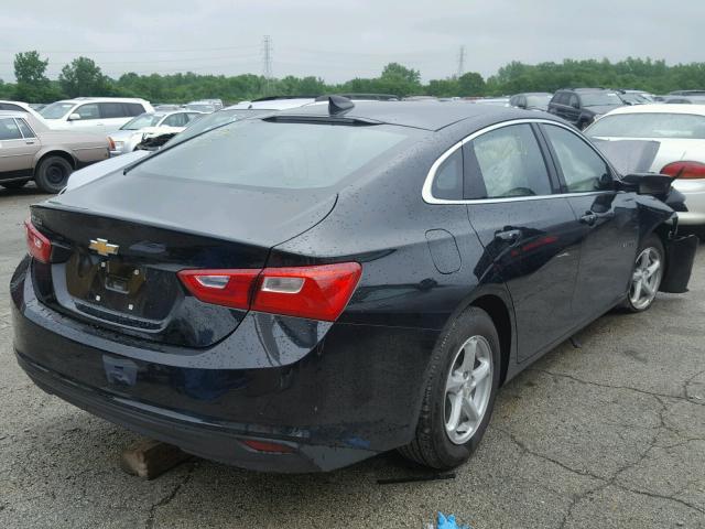 1G1ZB5ST5JF175308 - 2018 CHEVROLET MALIBU LS BLACK photo 4
