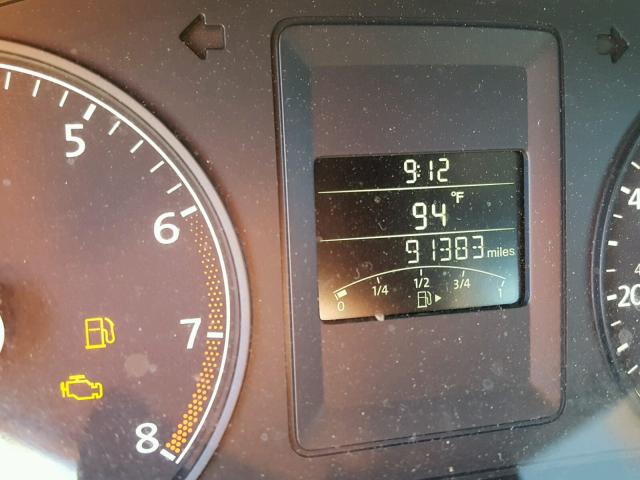 3VW1K7AJ1BM305986 - 2011 VOLKSWAGEN JETTA BASE 黑色 照片 8