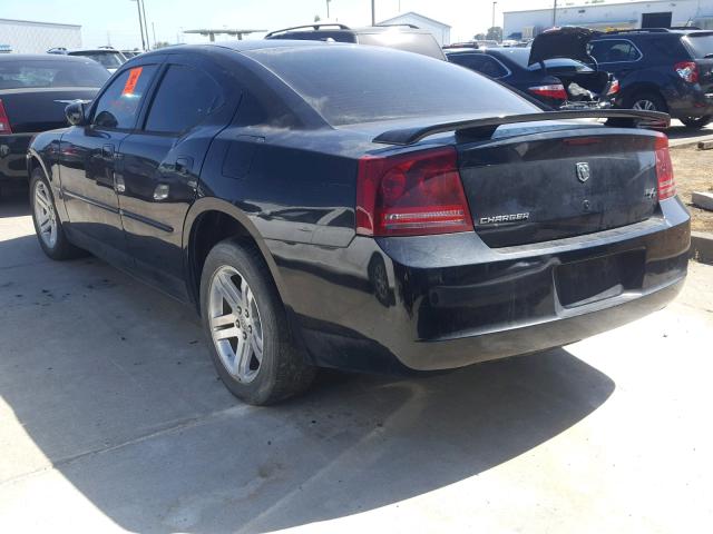 2B3KA53H37H878291 - 2007 DODGE CHARGER R/ BLACK photo 3