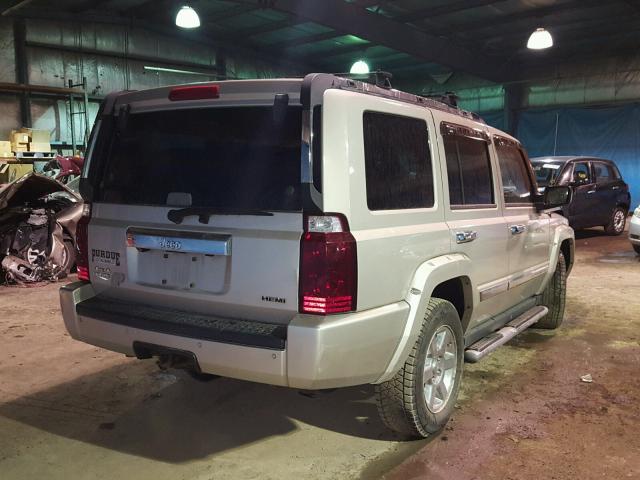 1J8HG58297C529904 - 2007 JEEP COMMANDER Gümüş foto 4