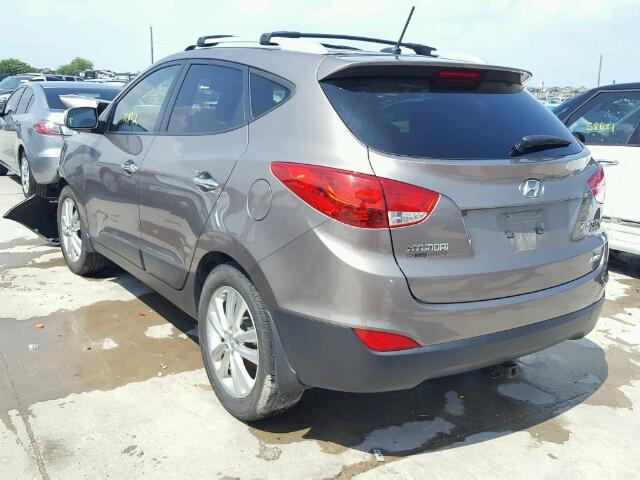 KM8JUCAC5DU621151 - 2013 HYUNDAI TUCSON CHARCOAL photo 3