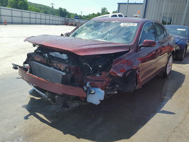 1G11C5SL9FF298112 - 2015 CHEVROLET MALIBU 1LT MAROON photo 2