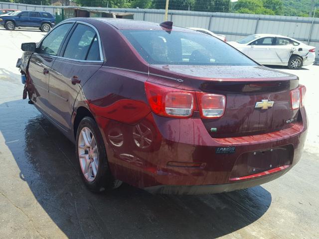 1G11C5SL9FF298112 - 2015 CHEVROLET MALIBU 1LT MAROON photo 3