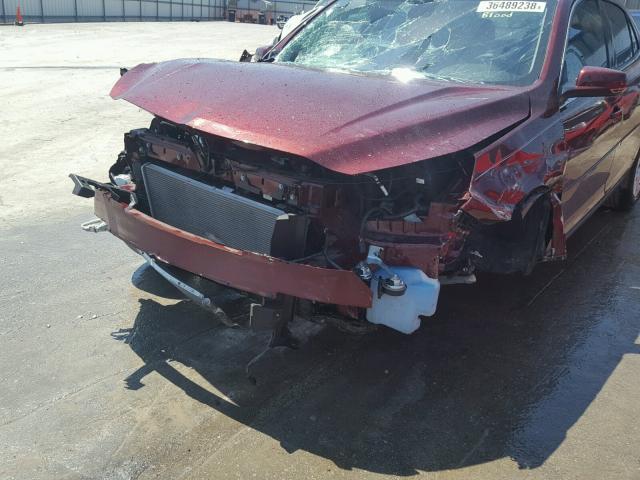 1G11C5SL9FF298112 - 2015 CHEVROLET MALIBU 1LT MAROON photo 9