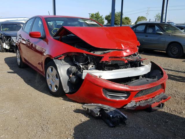 1C3CDFAA0DD194415 - 2013 DODGE DART SE RED photo 1