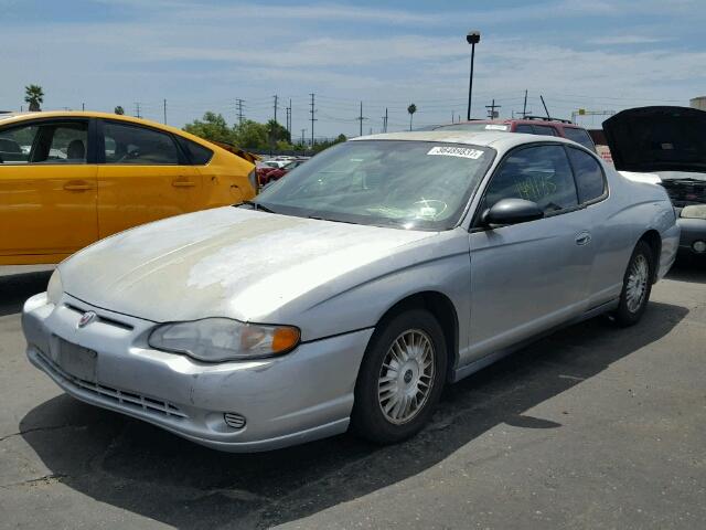 2G1WW12E059193649 - 2005 CHEVROLET MONTE CARL ვერცხლისფერი ფოტო 2