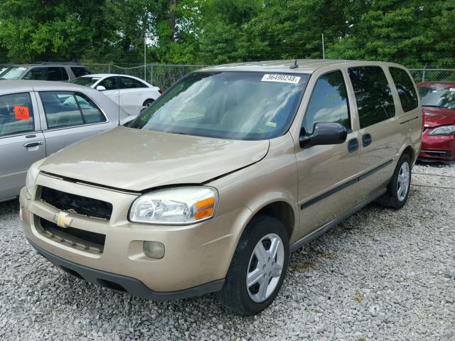 1GNDV03L15D248239 - 2005 CHEVROLET UPLANDER TAN photo 2