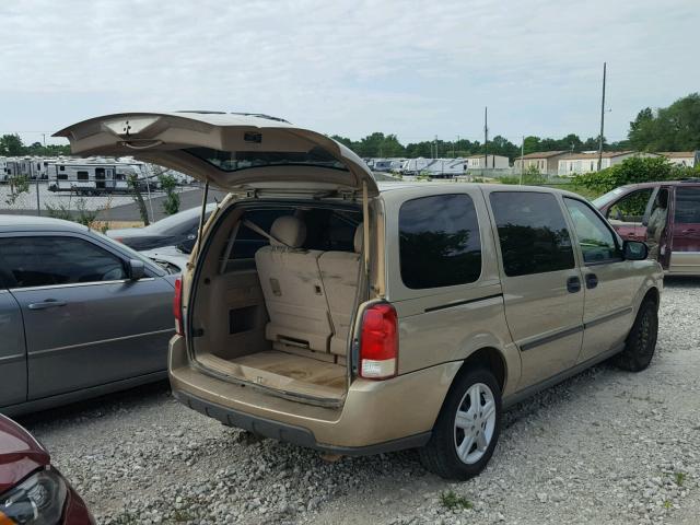 1GNDV03L15D248239 - 2005 CHEVROLET UPLANDER TAN photo 4