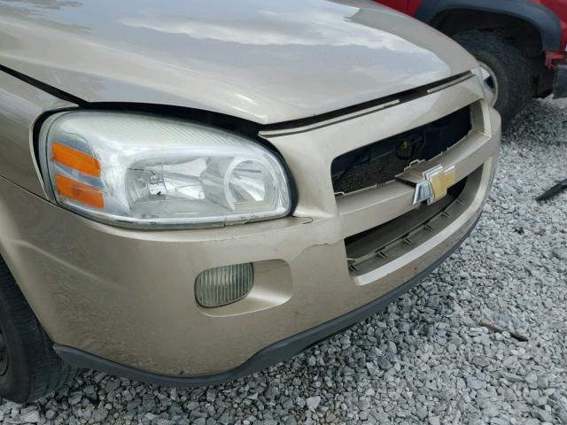 1GNDV03L15D248239 - 2005 CHEVROLET UPLANDER TAN photo 9