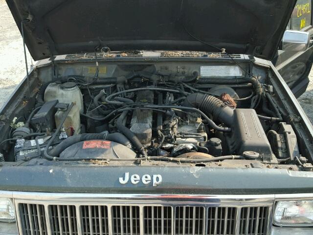 1J4FJ58S1NL113627 - 1992 JEEP CHEROKEE L GREEN photo 7