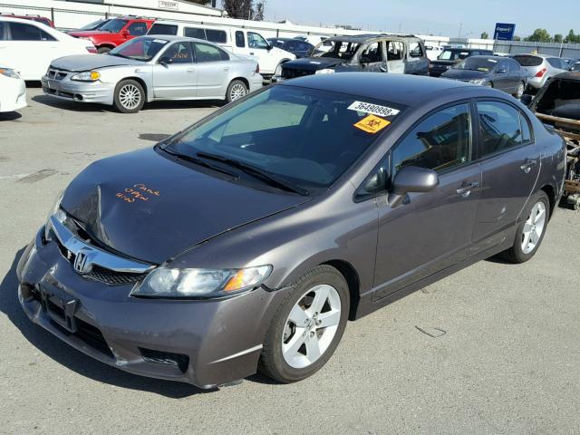 19XFA1F60AE033307 - 2010 HONDA CIVIC Մոխրագույն լուսանկար 2