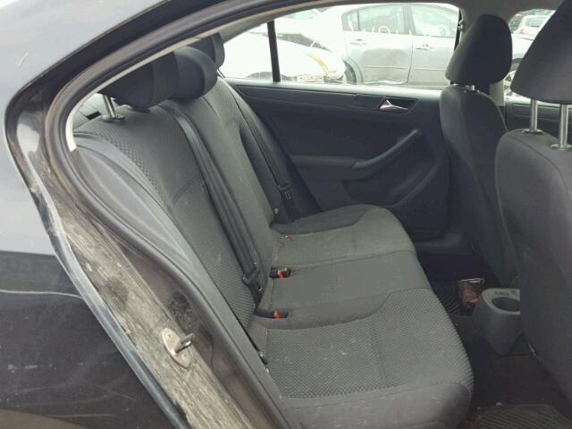 3VW1K7AJ2CM353420 - 2012 VOLKSWAGEN JETTA BASE 黑色 照片 6