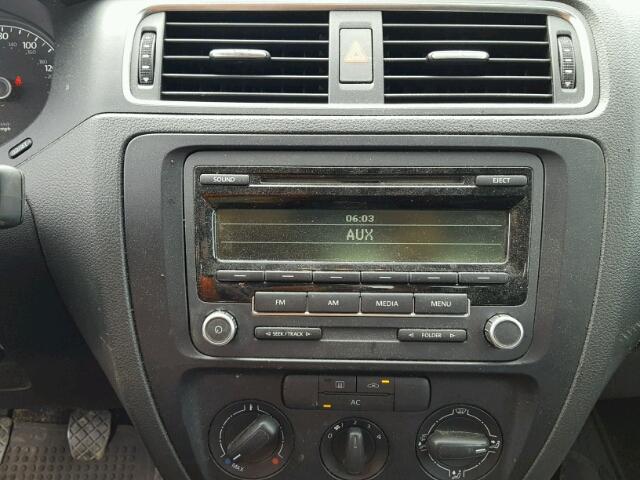 3VW1K7AJ2CM353420 - 2012 VOLKSWAGEN JETTA BASE 黑色 照片 9