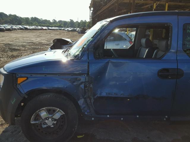 5J6YH17316L015674 - 2006 HONDA ELEMENT LX BLUE photo 9